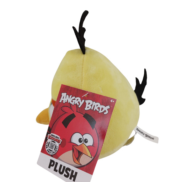 Angry Birds Yellow Chuck Plush Toy Stuffed Animal 5” Rovio Soft Doll New w/ Tag - Picture 2 of 12